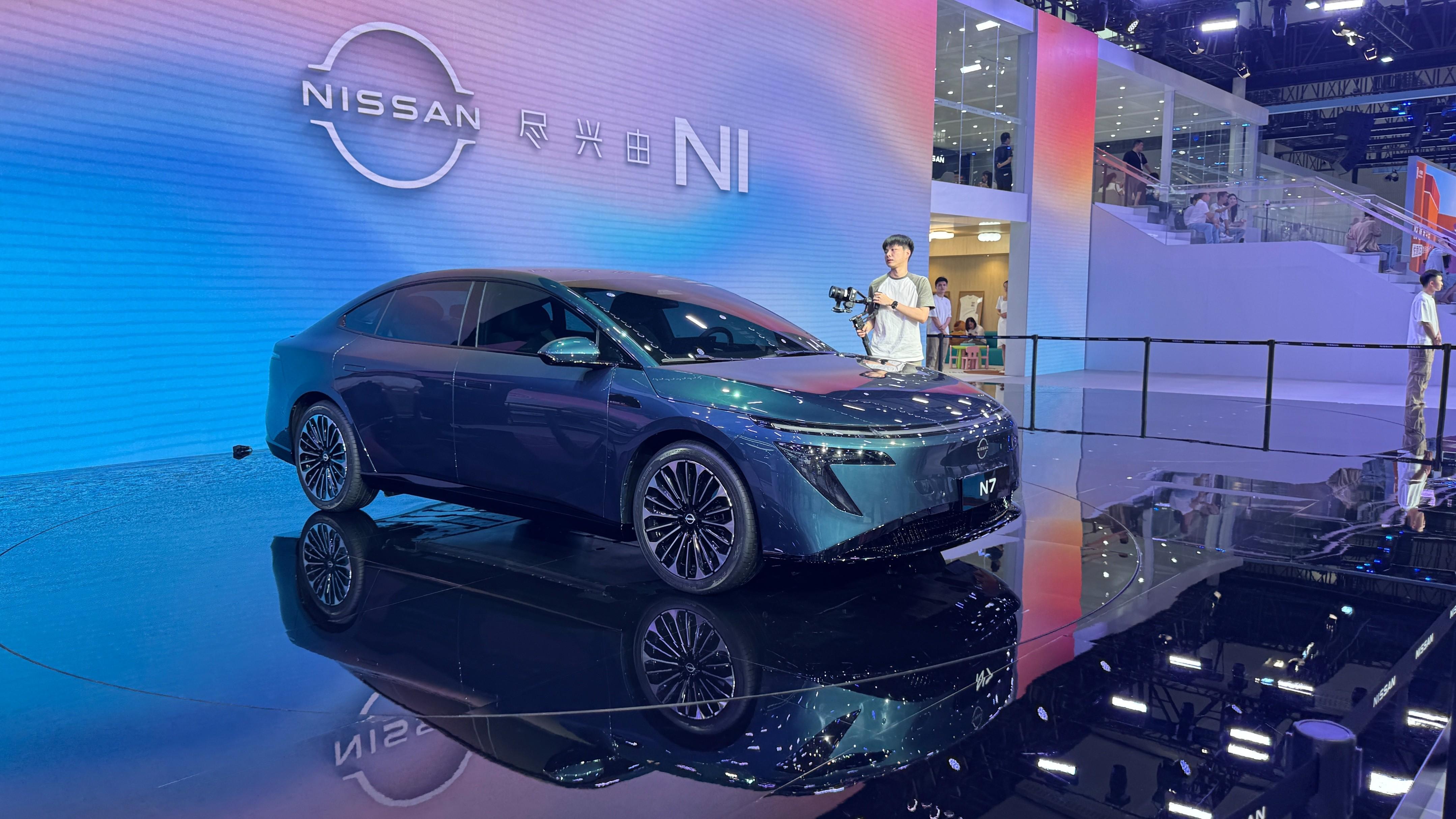 2025年內(nèi)上市！日產(chǎn)全新車型N7在廣州車展首發(fā)亮相