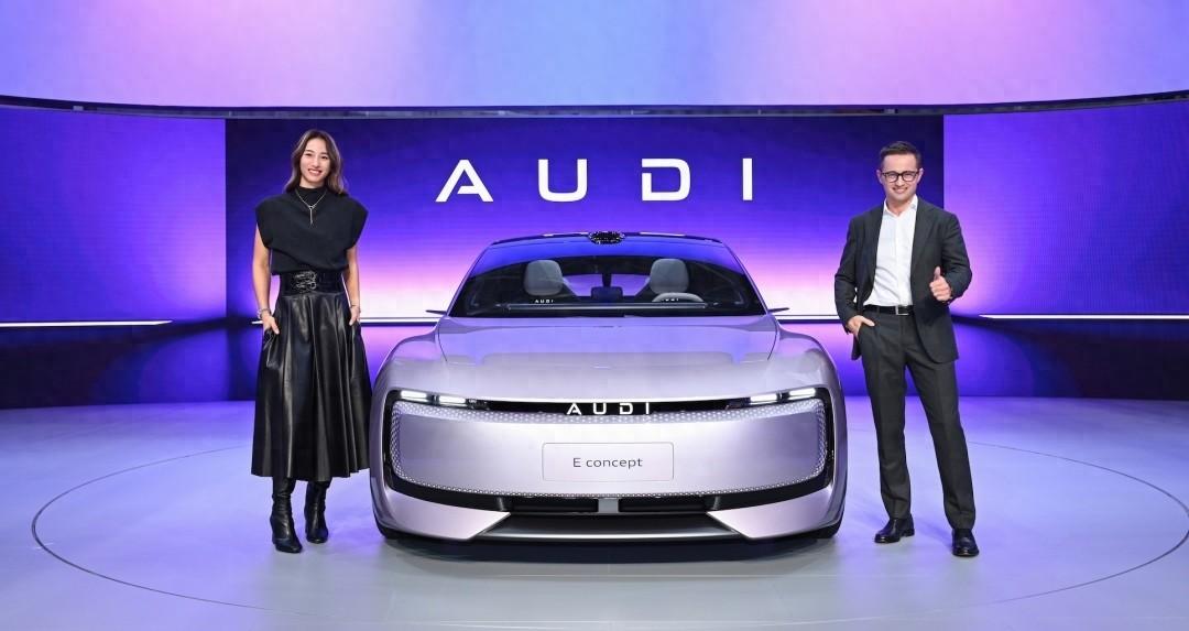 百公里加速3.6 s！奧迪全新品牌AUDI E概念車在廣州車展對外亮相