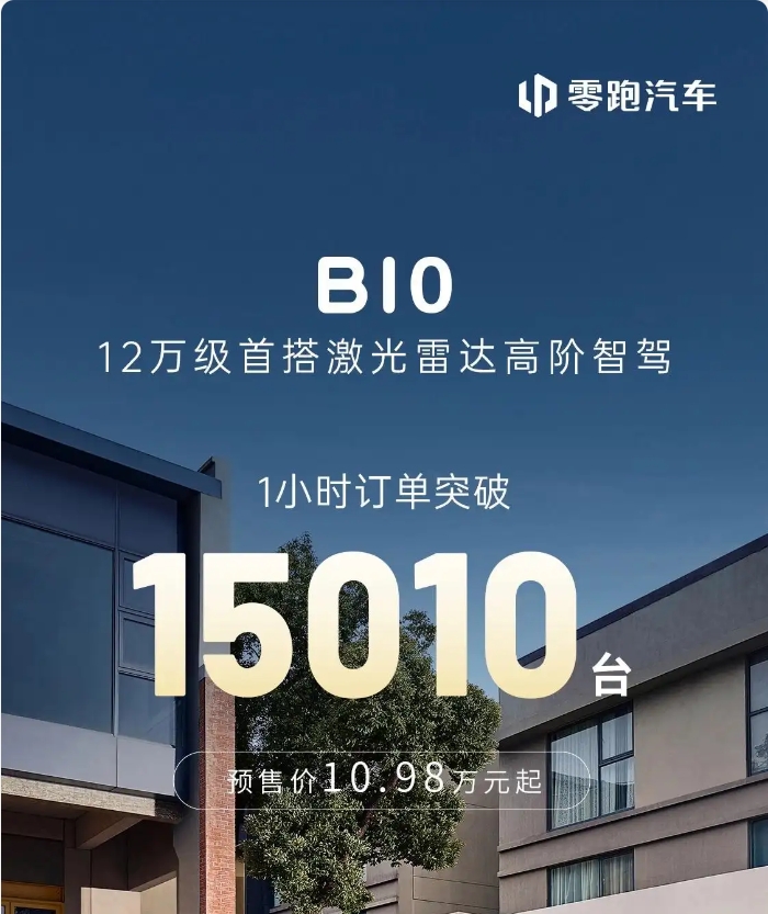 預(yù)售價10.98萬元起！零跑 B10開啟預(yù)售